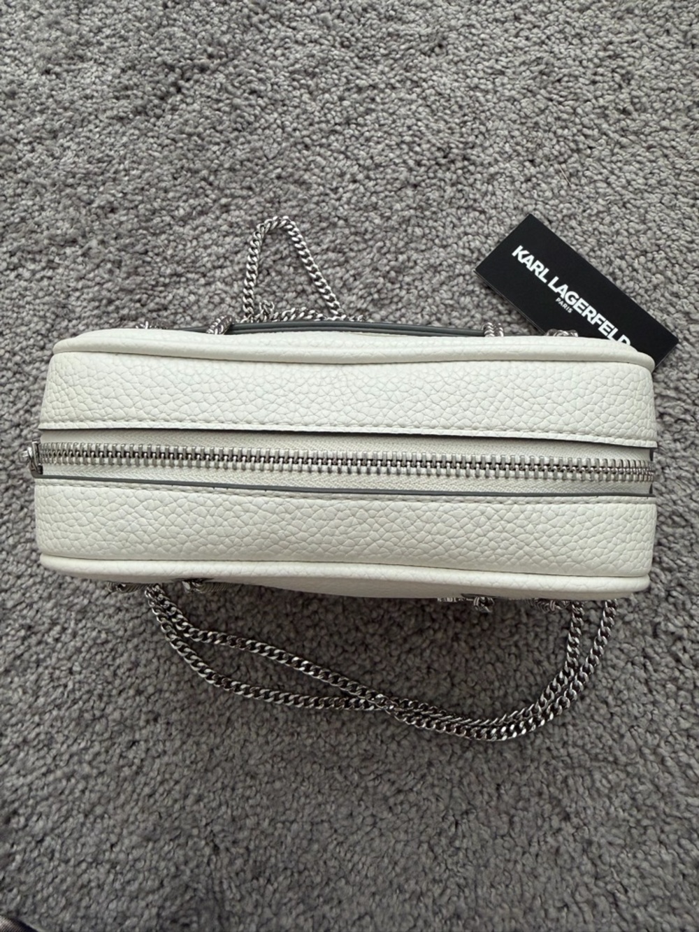 Karl Lagerfeld Paris Meuricel mini leather handbag NWT - Picture 5 of 15